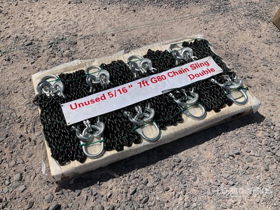 Quantity of (8) 2026 Suihe DLS G80 Lote de Eslingas de Cadena (Sin Usar) / Double Leg Chain Varios, tienda, almacen, consumidor (Unused)