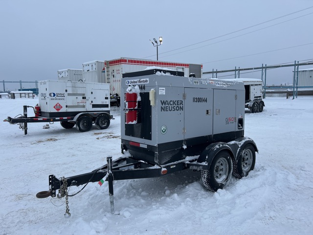 2021 Wacker G50 T4F 38 kW Mobile Generator Set