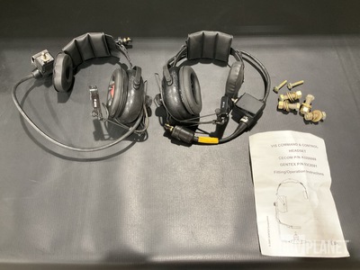 (2) Gentex A3206088 Headset-Microphones