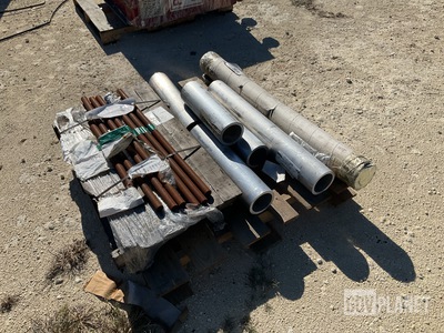 Lot of Assorted Metal Pipes & Round Bars