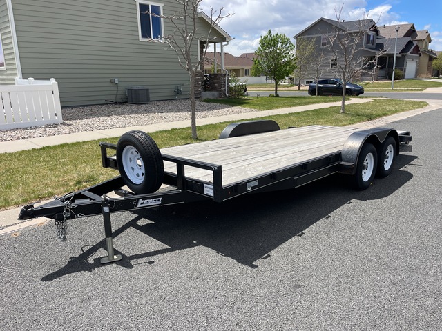 2022 Temco 18 ft T/A Equipment Trailer