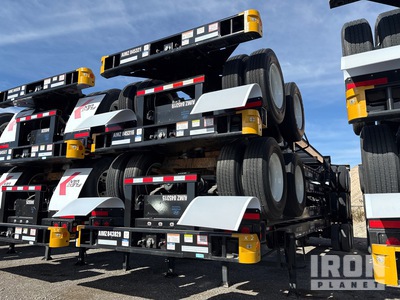 Quantity of (5) 2023 Hyundai Goose Neck Container Trailers