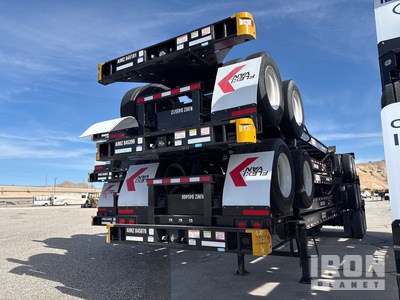 Quantity of (5) 2023 Hyundai CGN40-843 40 ft T/A Container Trailers (Unused)