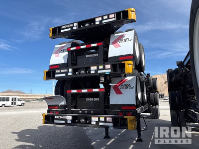 Quantity of (5) 2023 Hyundai CGN40-843 40 ft T/A Container Trailers (Unused)