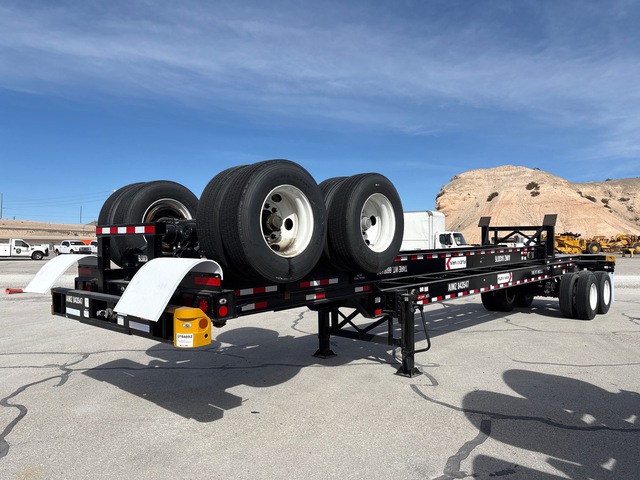 Quantity of (2) 2023 Hyundai CGN40-829 40 ft T/A Container Trailers (Unused)