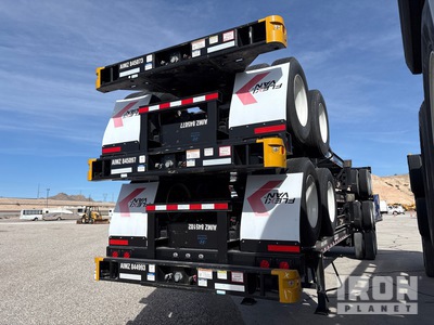 Quantity of (5) 2023 Hyundai CGN40-843 40 ft T/A Container Trailers (Unused)