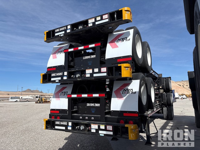 Quantity of (5) 2023 Hyundai CGN40-843 40 ft T/A Container Trailer