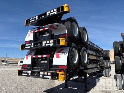 Quantity of (5) 2023 Hyundai CGN40-843 40 ft T/A Container Trailers (Unused)