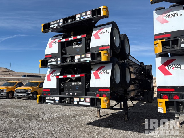 Quantity of (5) 2023 Hyundai CGN40-843 40 ft T/A Container Trailer