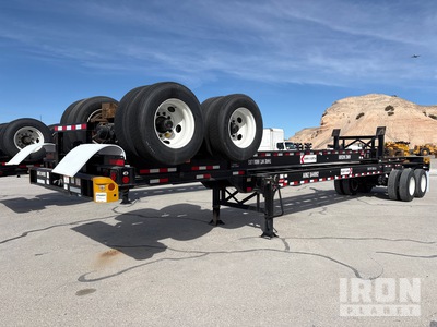 Quantity of (2) 2023 Hyundai CGN40-843 40 ft T/A Container Trailer (Unused)