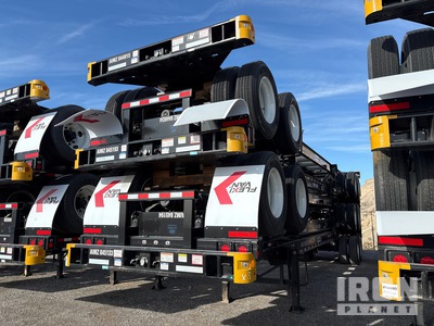 Quantity of (5) 2023 Hyundai CGN40-843 40 ft T/A Container Trailers (Unused)