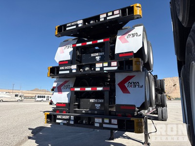 Quantity of (5) 2023 Hyundai Goose Neck Container Trailers