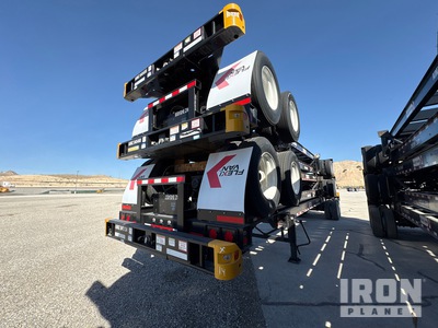 Quantity of (5) 2023 Hyundai Goose Neck Container Trailers