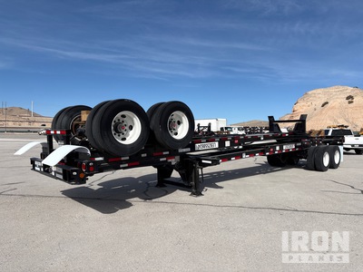 Quantity of (2) 2024 Hyundai CGN20/40-131 40 ft T/A Container Trailers (Unused)