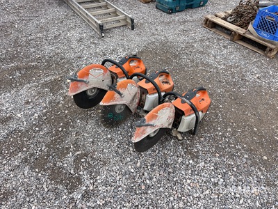 Quantity of (3) Stihl TS420 Concrete Saw Divers