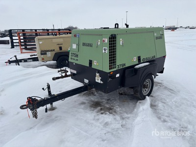 2017 Sullair 375H 375 cfm Mobile Luftkompressor