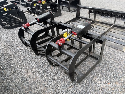 Mid-State 60 in E-Series 60 in Root Skid Steer Grapple (Unused)