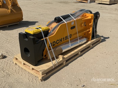 2025 SDCH 1550 Hydraulic Breaker - Fits 28 - 35 ton excavators (Unused)