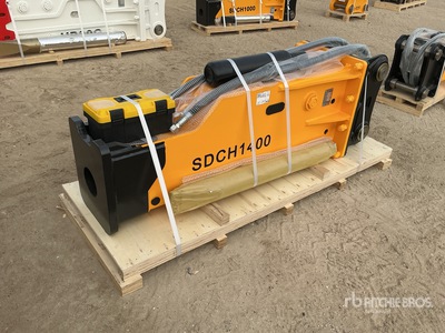 2025 SDCH 1400 Hydraulic Breaker - Fits 18 - 26 ton excavators (Unused)