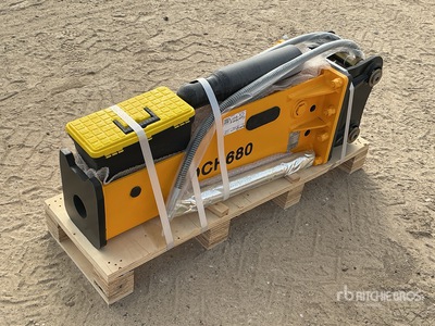 2025 SDCH 680 Hydraulic Breaker - Fits 4 - 7 ton excavators (Unused)