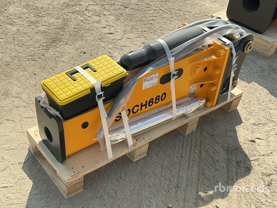 2025 SDCH 680 Hydraulic Breaker - Fits 4 - 7 ton excavators (Unused)