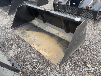 Mid-State 80 In Snow & Litter Skid Steer Bucket (Unused)