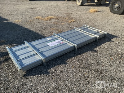 (100) Piece Lot of 10' Long Corrugated Steel Panels