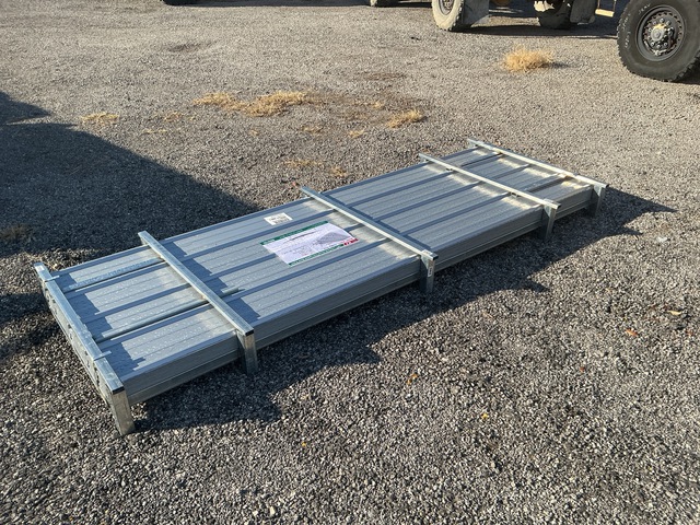(100) Piece Lot of 10' Long Corrugated Steel Panels