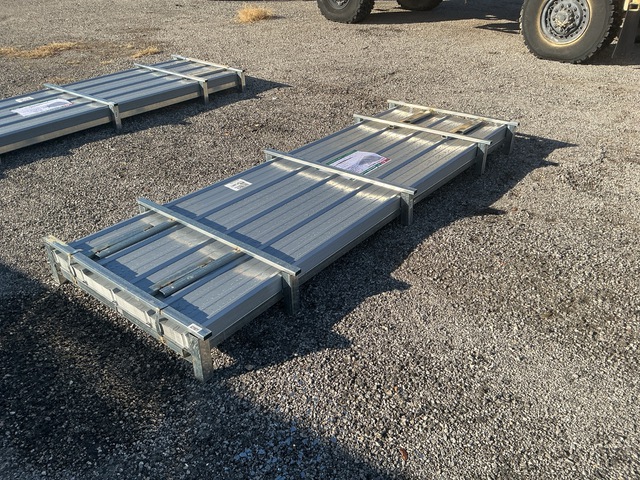 (100) Piece Lot of 10' Long Corrugated Steel Panels