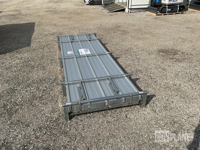 (100) Piece Lot of 10' Long Corrugated Steel Panels