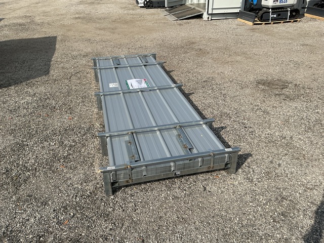 (100) Piece Lot of 10' Long Corrugated Steel Panels
