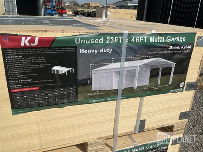 KJ K2346 Metal Garage - Unused