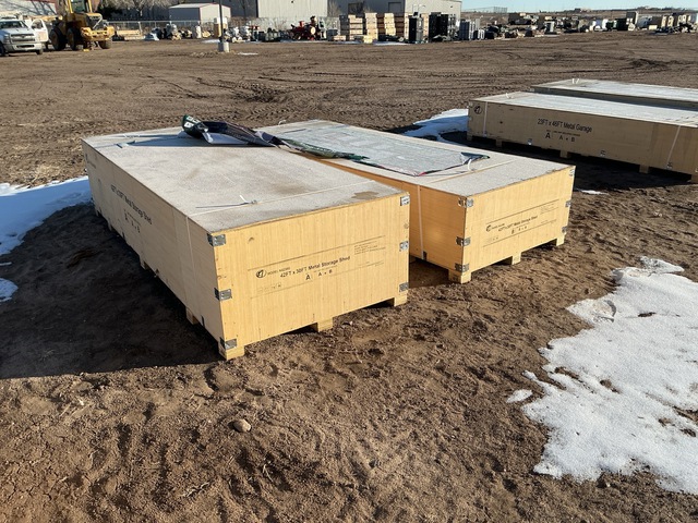 KJ K4230G Metal Storage Shed - Unused