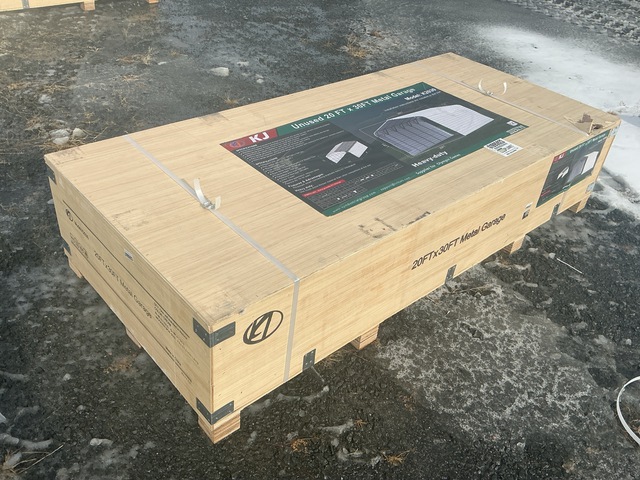 KJ K2030 Metal Garage - Unused