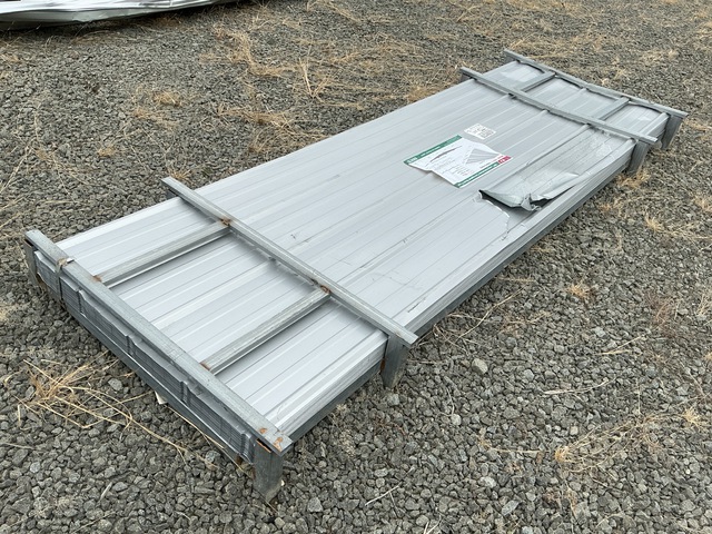 (100) Piece Lot of 10' Long Corrugated Steel Panels