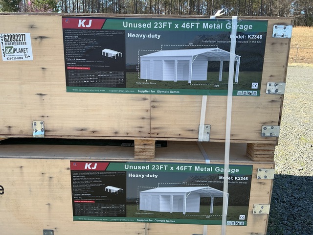 KJ K2346 Metal Garage - Unused