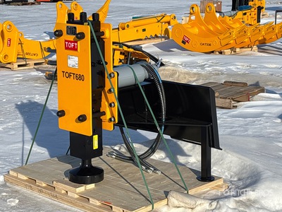 2025 TOFT TOFT680 Skid Steer Post Driver (Unused)