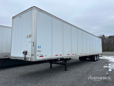 2012 Wabash DVCVHPC 53 ft x 102 in T/A Van Trailer