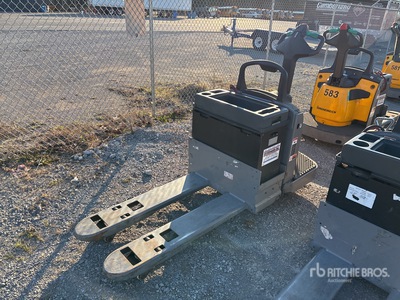 Quantity of (3) 2022 Jungheinrich ECR327 6000 lb Electric Pallet Jack