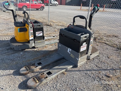 Quantity of (3) 2022 Jungheinrich ERC327 6000 lb Electric Pallet Jack