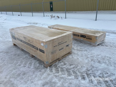 2025 EMC CG2533-H305 25 ft x 33 ft Double Garage Metal Warehouse Shed