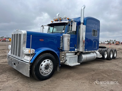 2009 Peterbilt 389 8x4 Tri/A Sleeper Truck Tractor