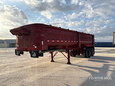 1997 Trail King 28 ft 6 in T/A Demolition End Dump Trailer