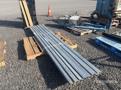 Quantity of (8) 1-5/8 in x 3-1/4 in x 10 ft Hot Dipped Galvanized H-Strut Channel P1000- Short Slots