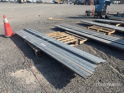 Quantity of (8) 1-5/8 in x 3-1/4 in x 10 ft Hot Dipped Galvanized H-Strut Channel P1000- Short Slots