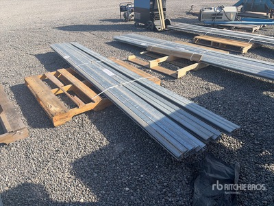 Quantity of (8) 1-5/8 in x 3-1/4 in x 10 ft Hot Dipped Galvanized H-Strut Channel P1000- Short Slots