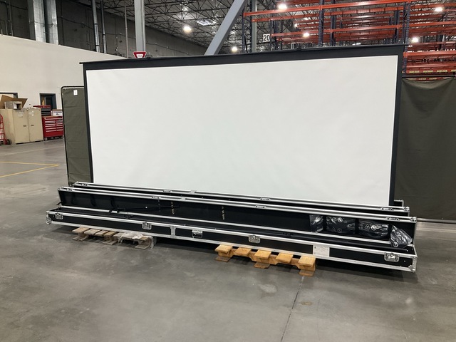 (3) Projection Screens w/Storage Cases (3) Projection Screens w/Storage Cases