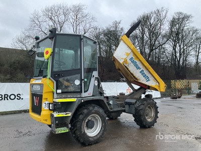 2020 Wacker Neuson DV60 6 ton 4x4 Swivel DUAL VIEW Tombereau