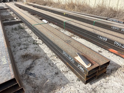 Quantity of (6) 2025 Kit Containers 2 in x 5 in x 25 ft Rectangle Tubing