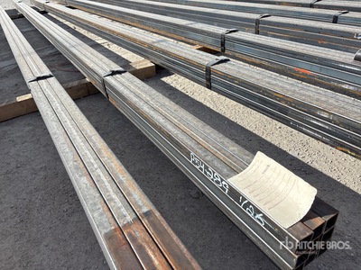 Quantity of (9) 2025 Kit Containers 1 1/2 in x 1 1/2 in Square Tubing